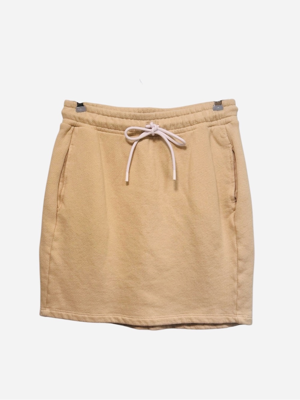 Cotton Citizen from Revolve beige cotton mini skirt, size medium